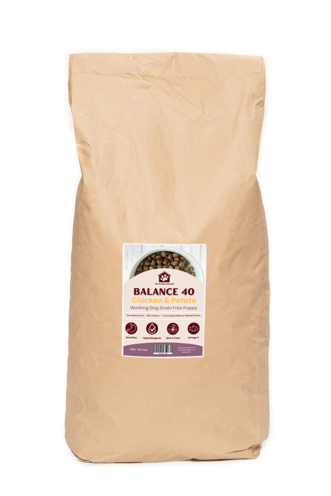 BALANCE 40 Grain Free PUPPY Chicken & Sweet Potato Complete Puppy Dog Food Bulk Deal