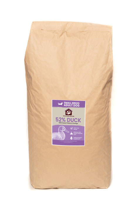 atural-Grain Free-SMALL BREED-freshly prepared-duck, Sweet Potato & orange-Complete-dog-Food-hypoallergenic