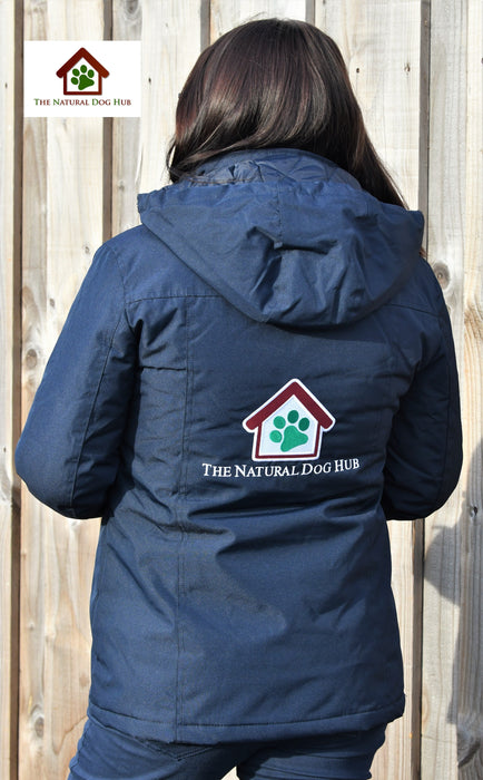 The Natural Dog Hub Waterproof Ladies Parka Coat