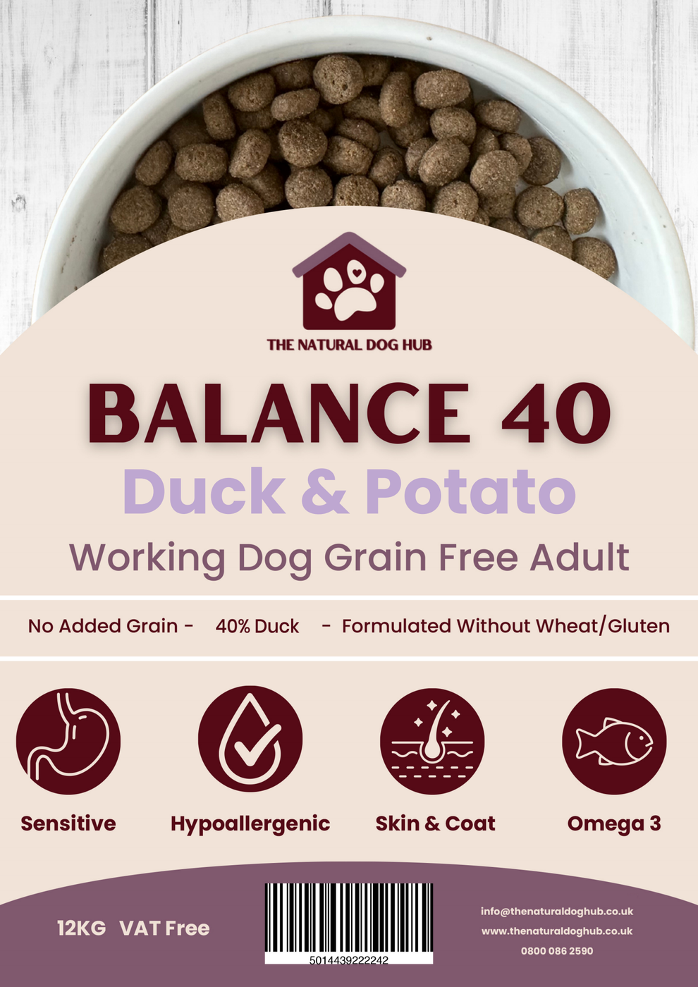 Grain Free Dog Food With Sweet Potatoes And Fish Reference: Balance 40 Grain Free Duck Sweet Potato Complete Adult Dog