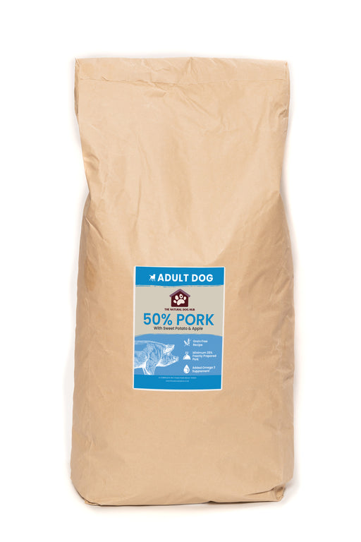  Grain Free-ADULT Pork, Sweet Potato & Apple-Complete Food 15kg-dog food-bulk buy-deal-natural-hypoallergenic
