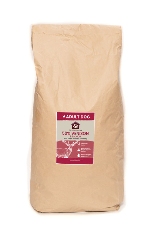 Grain Free-ADULT Venison, Sweet Potato & Mulberry-Complete Food 15kg-Grain Free Complete Food-natural-dog food-deal-bulk buy-hypoallergenic