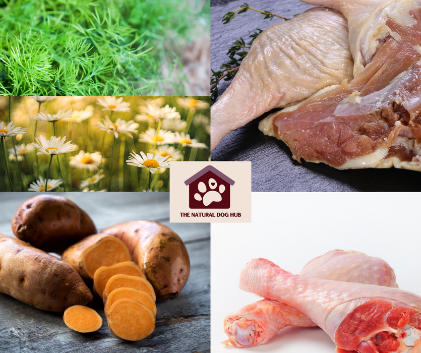  Grain Free-hypoallergenic-smallbreed-puppy-dog-food-turkey & duck-sweet potato-dill-camomile