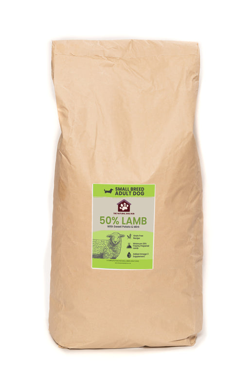  natural-Grain Free-SMALL BREED-freshly prepared-lamb, Sweet Potato & mint-Complete-dog-Food-hypoallergenic