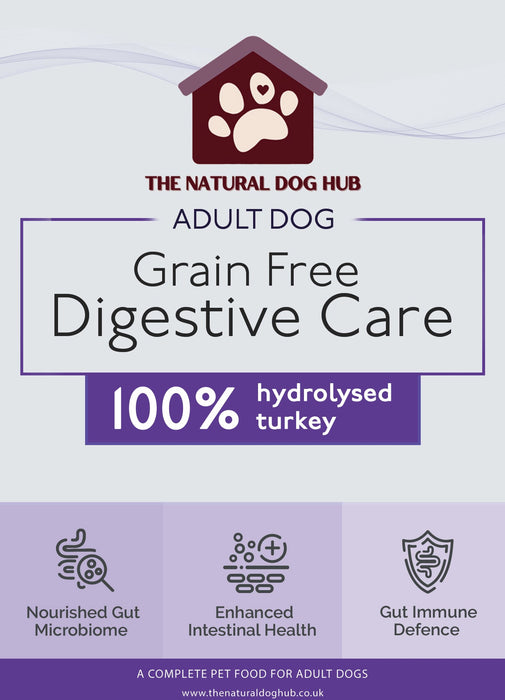 Grain Free DIGESTIVE CARE HYDROLYSED Complete Dog Food — The Natural ...