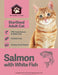 grain free-adult-cat-food-salmon-fish-sterilised cat-neutered cat-low fat-natural cat food- fresh cat food