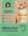 grain free-adult-cat-food-herring caviar-white-fish-sterilised cat-neutered cat-low fat-natural cat food- fresh cat food