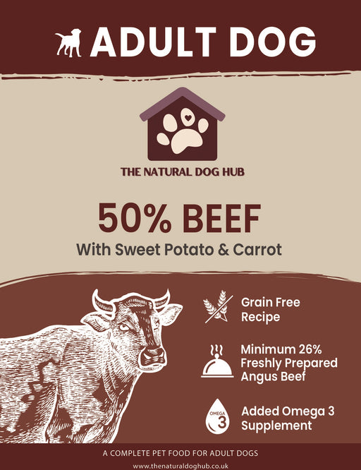 Grain Free- ADULT Beef, Sweet Potato & Carrot-Complete Food-Grain Free Complete Food-natural-bulk-buy-deal-offer-dog food