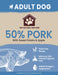 Grain Free-ADULT Pork, Sweet Potato & Apple-Complete Food 15kg-dog food-bulk buy-deal-natural