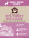 Grain Free-hypoallergenic-smallbreed-puppy-dog-food-turkey & duck-sweet potato-dill-camomile